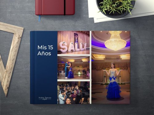 Mockup Photobook 15 Años